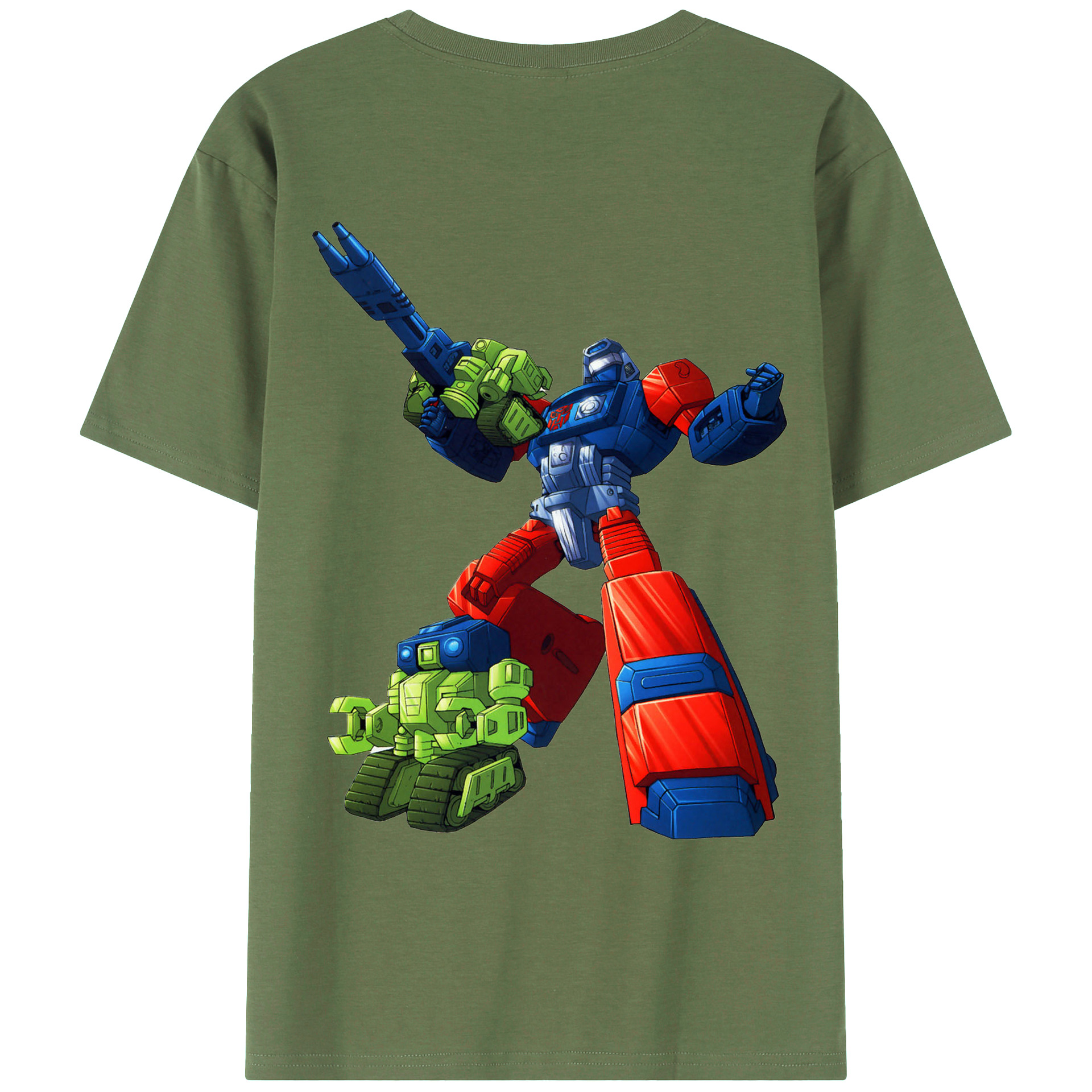 （画像用）  綿100％ メンズ半袖Tシャツ（バックプリント） 通気性